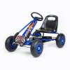 BABY MIX Detská šliapacia motokára Go-kart Razor modrá 94x63x61 modrá