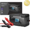 *Qoltec 52490 Inteligentní 12V 8A | 24V 4A Mikroprocesorová Nabíječka s LCD | Regenerace AGM GEL Baterií (Inteligentní mikroprocesorem řízená nabíječka pro nabíjení 12V baterií s LCD displejem a funkc