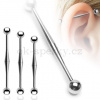 Piercing do ucha z chirurgické oceli BSP3 (Piercing do ucha BSP3)