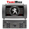 TomiMax Peugeot 407 Android 14 autorádio s WIFI, GPS, USB, BT HW výbava: 4 Core 2GB+16GB PX HIGH