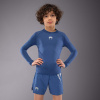 DĚTSKÝ rashguard Venum Contender Kids - dlouhé rukávy - modrý Royal Blue Velikost: 14 let