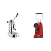 La Pavoni Stradivari Lusso + Eureka Helios 65, ferrari red