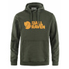 Fjällräven Hoodie logo Deep Forest mikina