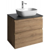 Aqualine ALTAIR II ALTAIR skrinka s doskou 68 cm, dub emporio/antracit bridlica AI370-02