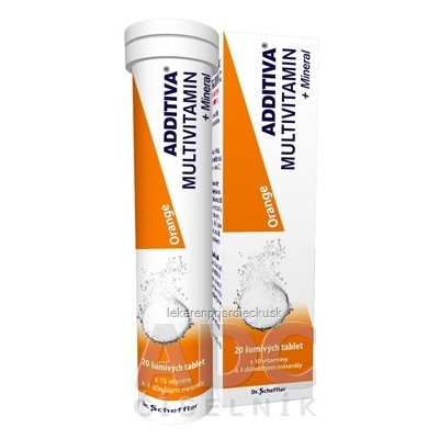 ADDITIVA MULTIVITAMÍN + Minerál, Orange tbl eff 1x20 ks