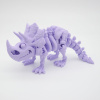 Triceratops dinosaurus - flexi postavička 22cm