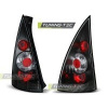 Zadné svetlá, lampy Citroen C3, 2002-2005, číre/čierne black