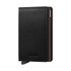 Kožená peňaženka SECRID Slimwallet Original Black Brown čierna s hnedým puzdrom