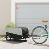 Vozík za bicykel, čierno sivý 45 kg, železo-ForU-94063