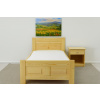 Zvýšená posteľ z masívu Eliška 90x200 cm + rošt ZADARMO