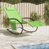 Záhradné lehátko - Vidaxl Deckchair, hojdanie, oceľ a textilén, z (Vidaxl Deckchair, hojdanie, oceľ a textilén, z)