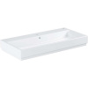 GROHE Cube Ceramic závesné umývadlo s otvorom, s prepadom, 1000 x 490 mm, alpská biela, s povrchovou úpravou PureGuard, 3938600H