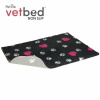 Vetbed / Drybed Grafitové srdce a packy DELUXE , 75 x 50 cm