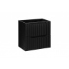 COMAD - Skrinka pod umývadlo 60cm 2 zásuvky NOVA BLACK 5907611663745