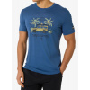 Tričko s potlačou Super.natural Tropicar Tee - ocean blue/various