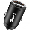 Nabíječka USB do auta C-TECH UCC-02, 1x Type C + 1 x Type A, 30W, Power delivery 3.0, Quick Charge