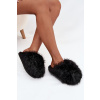 Boto Kožušinové dámske papuče čierne Iseline čierna 39 Boto 5905677690309