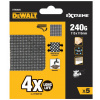 DTM3025 DEWALT BRUSNÁ MŘÍŽKA EXTREME 115 x 115MM, 5KS, P240, PRO VIBRAČNÍ BRUSKU
