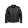 Men's Genuine Motorclothes Leather Jacket Vanocker Waterproof S Black Pánska bunda - S