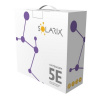 Solarix kabel CAT5E UTP drát 100m LSOH, SXKD-5E-UTP-LSOH