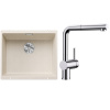 Set Blanco Subline 500-U + Blanco Linus-S Chróm biela soft