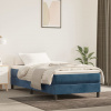 vidaXL Matrac s taštičkovými pružinami tmavomodrý 80x200x20 cm zamat - Modrá - 16682-158284