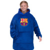 Fan-shop Detská oversize mikinová deka BARCELONA FC modré velikost: 6/10 let
