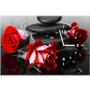Hodiny - Kamene Roses Nástenné hodiny 60x40 štýlové image (Hodiny - Kamene Roses Nástenné hodiny 60x40 štýlové image)