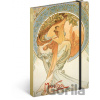 Alfons Mucha Notes Poézia, linajkový 13 x 21 cm