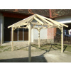 Prístrešok 100 drevo 360 x 360 x 300cm