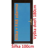 Soft Vchodové plastové dvere 3/3 sklo 100x180 cm - Akce!