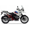 NÁLEPKY NA MOTOCYKEL JUULA PRE BMW R 1200 GS 2011-2012 BIELA X274A RALLYE
