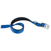 Modrý obojok pre psov DAYTONA C 63cm x 40mm nylon