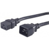 PremiumCord Kabel síťový prodlužovací 230V 16A 3m, konektory IEC 320 C19 - IEC 320 C20 kpsa
