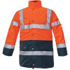 ČERVA Bunda BI ROAD HV 4v1, odepínací rukávy 0301001941006 3XL Oranžová/navy