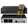 SIEŤOVÝ MONITOROVACÍ REKORDÉR NVR IP 9 KANÁLOVÝ 8XPOE 8MPx 4K HDMI