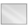 Mexen nástenné zrkadlo obdĺžnikový kovový rám 1000 x 800 mm (MEXEN ERMA LED OSVETLENIE ZRKADLO 100 X 80 CM)
