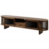 Bighome - TV stolík akácia 200x40x50 prírodný lak MADRID