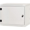 Nástěnný rozvaděč jednodílný 6U/395mm plech.dveře RBA-06-CS4-CAX-A1