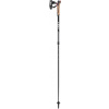 LEKI Nordic Walking palice Spin, čierna-striebornosivá-biela, 100 - 130 cm