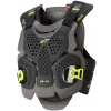 ALPINESTARS chránič hrude A-4 MAX 2022 black/anthracite/fluo yellow - XL/2XL