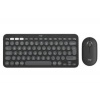 LOGITECH Pebble 2 MK380s bezdrôtový set klávesnice a myši US čierna (920-012239) Bluetooth / Lokalizácia US / Optická (4000 dpi) / Skrolovacie koliesko / Čierna / Čierna