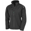 Result Dámska 3-vrstvová softshellová bunda - recycled R900F Black XL