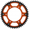 SUPERSPROX hliníková rozeta JTR897.49, KTM, HUSQVARNA, oranžová