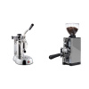 La Pavoni Stradivari Professional Lusso + Eureka Mignon Libra 65 All Purpose, CR grey