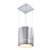 Klarstein Tron Ambience, digestor, 38 cm, ostrovčekový, 540 m³/h, LED, nehrdzavejúca oceľ (CGCH2-TronAm-SS)