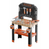 Pracovná dielňa Bricolo Workbench Black&Decker Smoby so zverákom a pracovným náradím 78 doplnkov výška 88 cm
