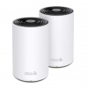TP-LINK TP-Link Deco XE75 (2-pack) Tri pásma (2,4 GHz / 5 GHz / 6 GHz) Wi-Fi 6E (802.11ax) Biela 3 Vnútorný (DECO XE75(2-PACK))