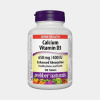 Webber Naturals Vápnik s vitamínom D3 650 mg 100 tabliet