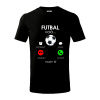 Futbal volá - Tričko detské bavlnené - 122 cm/6 rokov ( Čierna )